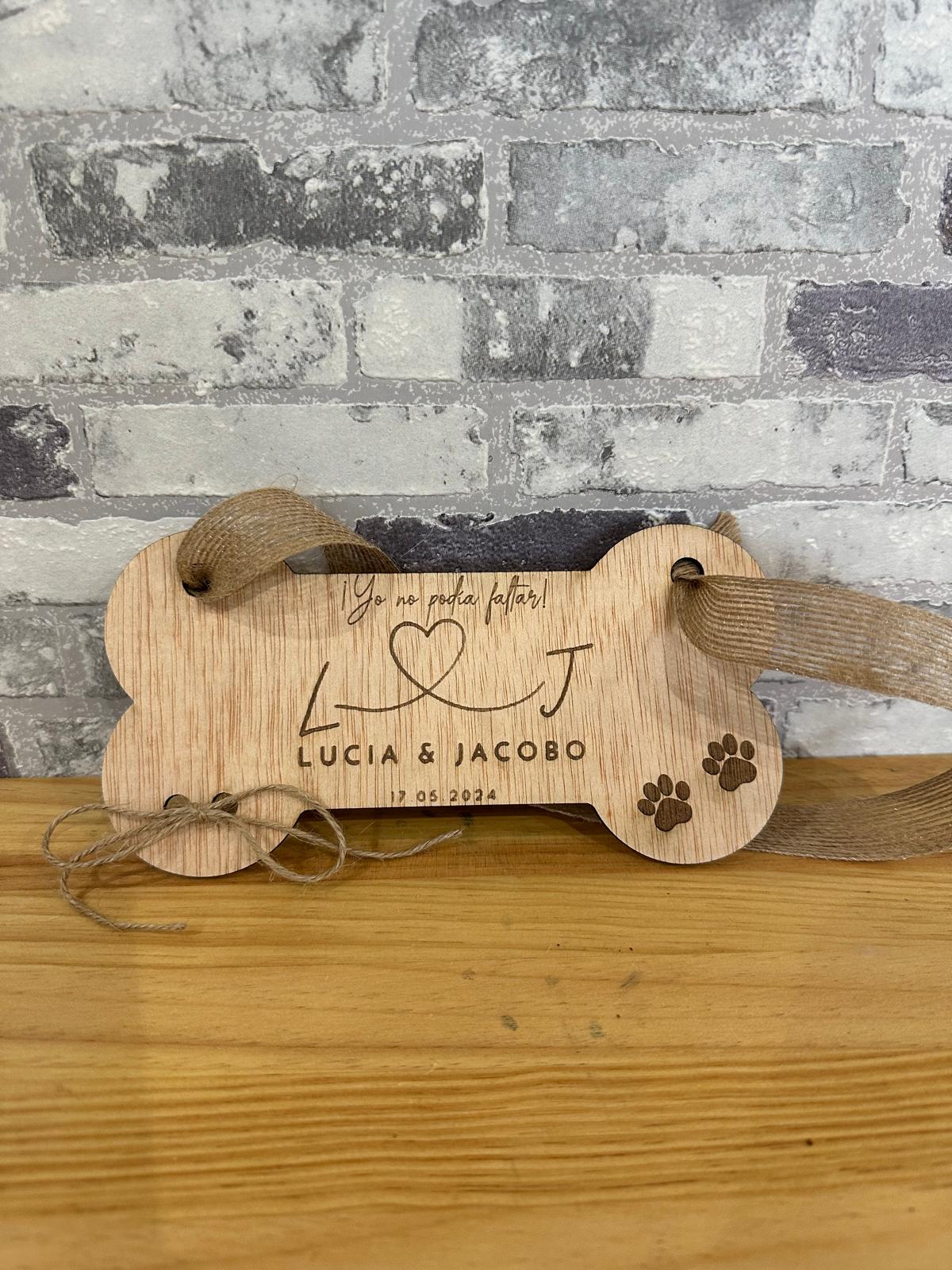 Placa personalizada mascota