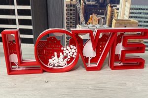 Decoración Love 3D