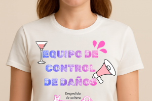 Camiseta despedida Amigas control de daños