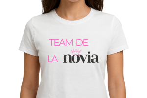 Camiseta despedida Team de la novia