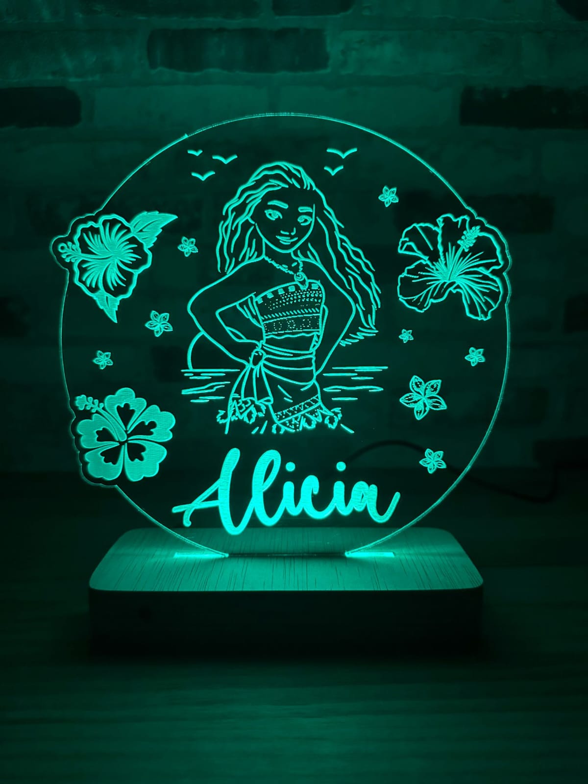 Lámpara Led personalizada
