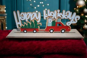 Decoración happy holidays