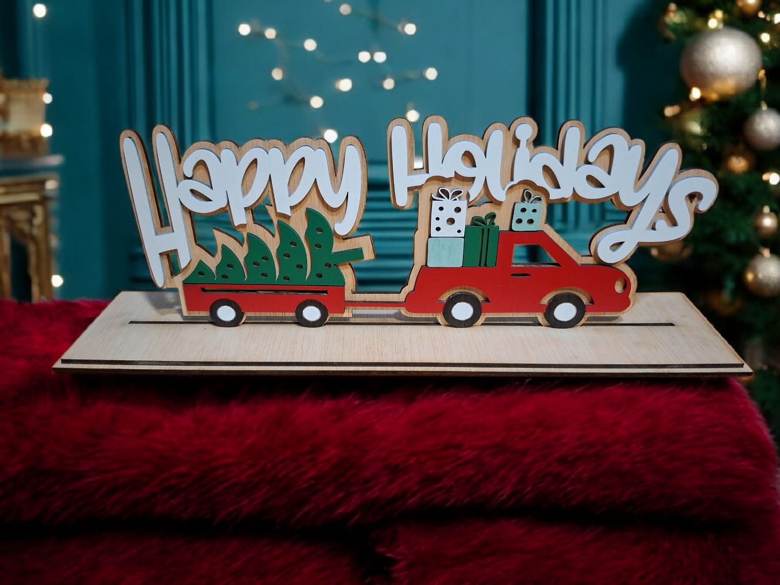 Decoración happy holidays