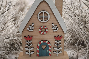 Casita jengibre personalizada a elegir