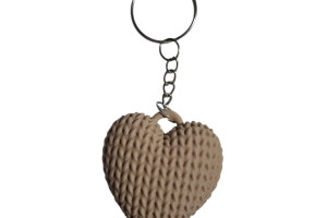 llavero corazón 3D