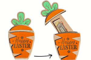 Zanahoria de pascua para dinero