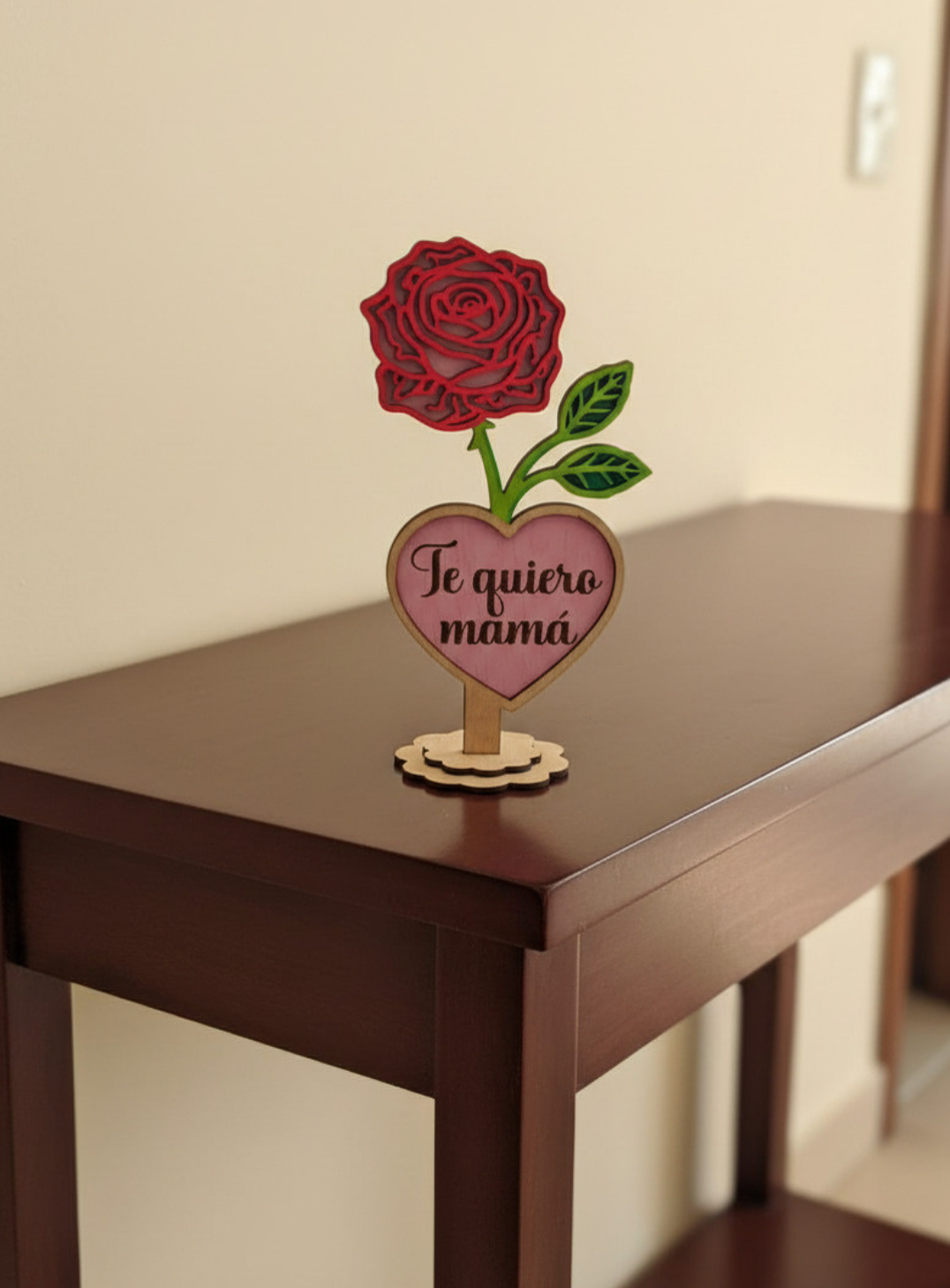 decoración Te quiero mamá